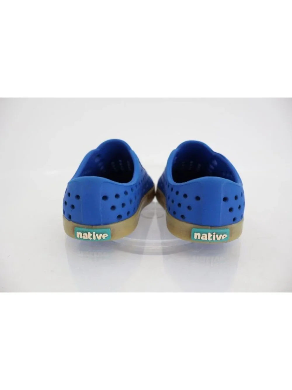 Native Shoes Jefferson Slip On Sneakers Toddler Size 5 Blue Rubber Kids EVA